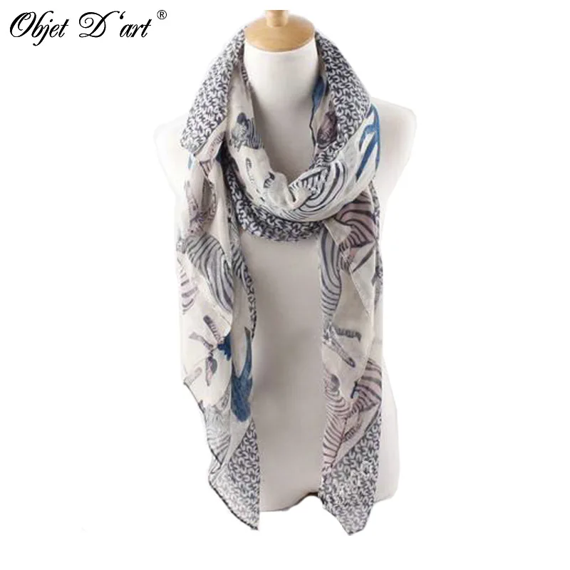 Новый брендовый женский шарф оптовая продажа высокое качество модный с зебровым