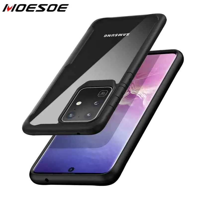 Противоударный бронированный Прозрачный чехол для телефона Samsung Galaxy S20 S10 Plus S21 Note