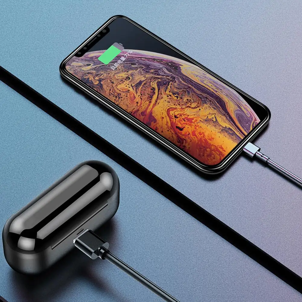 IPX5 Водонепроницаемый сенсорный мини F9 TWS беспроводной стерео Bluetooth 5,0 зарядное устройство мини стелс спортивные наушники беспроводные# CO