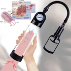 Насос вакуумный для увеличения пениса, для тренировок и эротического массажа