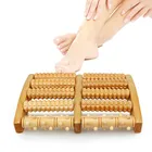 Массажер для ног из необработанного дерева, антицеллюлитный, рефлекторный массаж