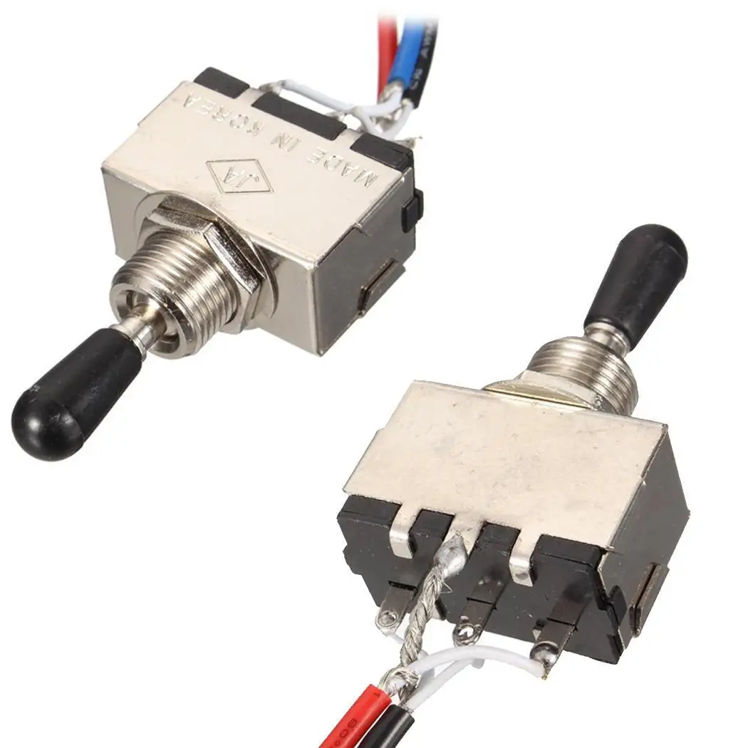 1 set of 3-speed Toggle Switch Set As pictures show LP Electric Guitars Guitar 2V2T Line Potentiometer | Спорт и развлечения