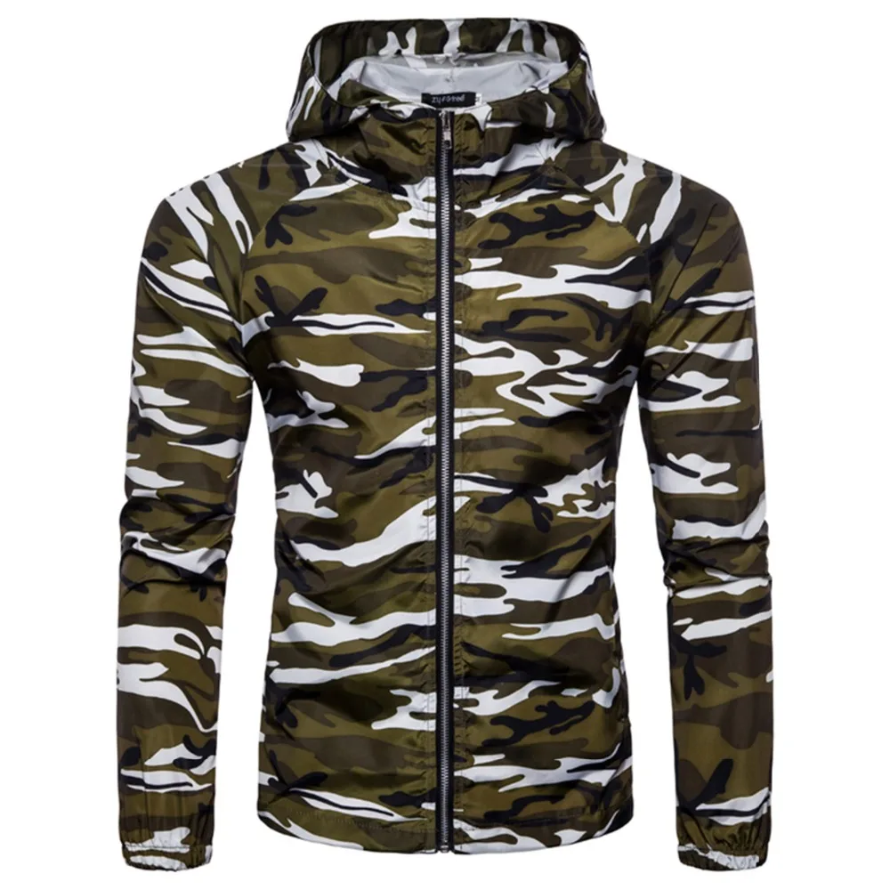 

Men Hooded Military Camo Army Outwear Camouflage Jackets Autumn Casual Hoodie Thin Tactical Jacket Waterproof Windproof Coats