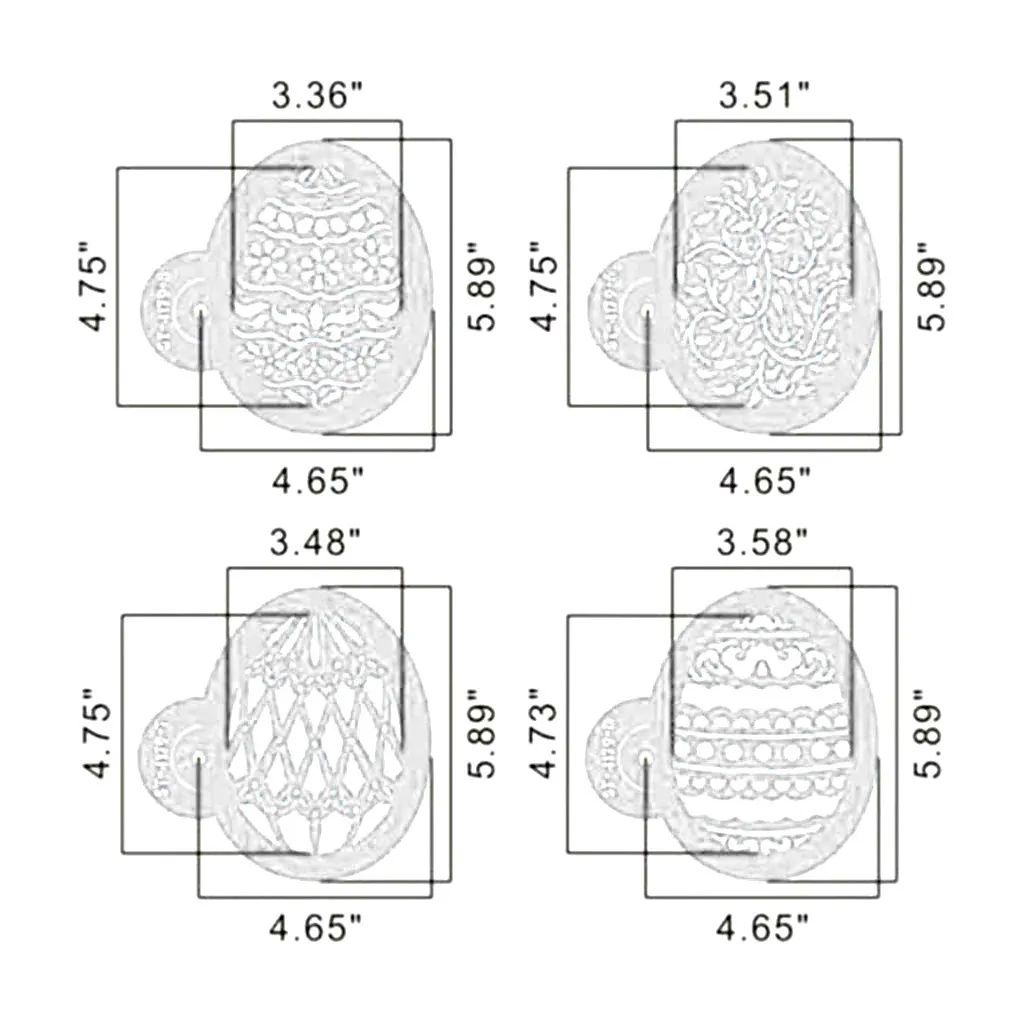 3d инструменты для украшения пасхального торта нож и печенья Форма выпечки