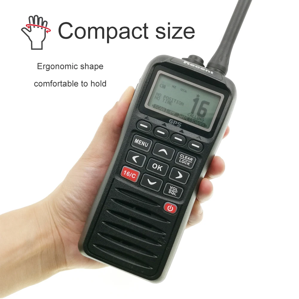 Новинка RS 38M морская радиостанция диапазона VHF GPS 156 025 163 275 МГц плавающий трансивер