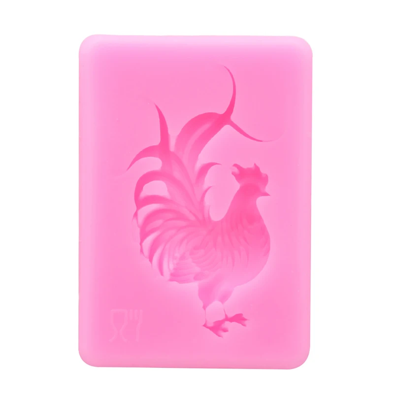 

DIY Cock Chicken Silicone Molds Fondant Cake Decorating Tools Soap Polymer Clay Moulds Sugar Paste Candy Chocolate Mold