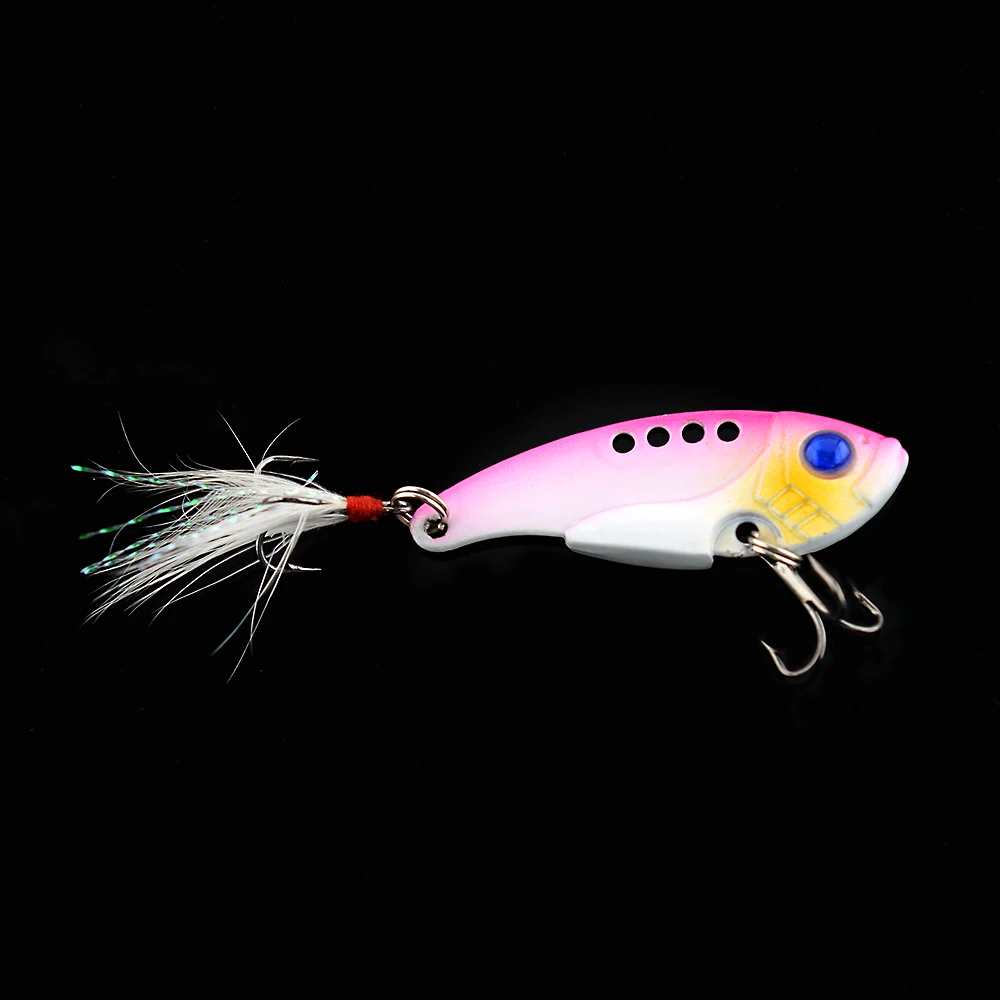 Vib Blade Lure5.4cm/11 3g Спиннер ложка Swimbait Вибрирующая джиггинг пресноводная Морская