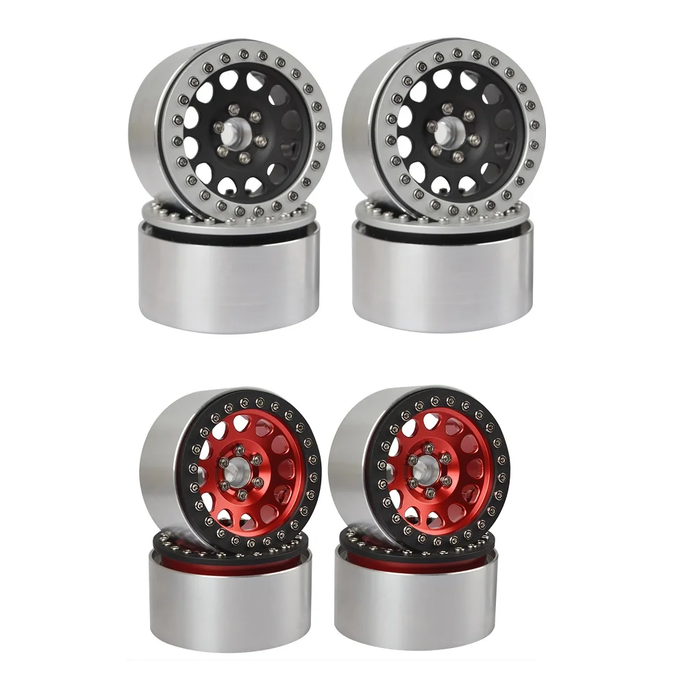 1/10 RC Рок Гусеничный 2 дюймовый сплав колесные диски Beadlock ступицы для осевого SCX10