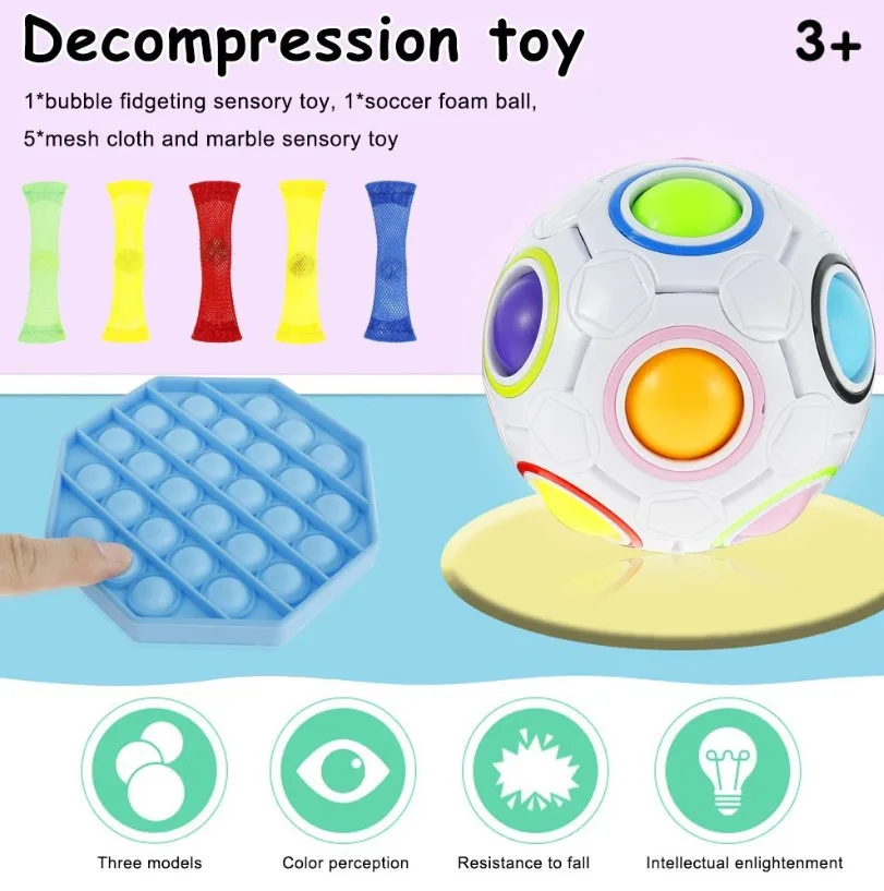

Fidget Oys Sensory Toy Set Stress Relief Toy Set Decompression Special Educational Toys Educational Toys