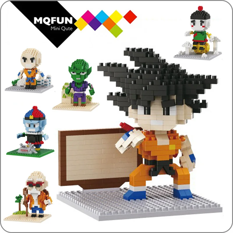 Balody аниме японский мультфильм Dragon Ball Z Супер Герои 3D конструкторные модели Фигурки строительные блоки кирпичи обучающие игрушки