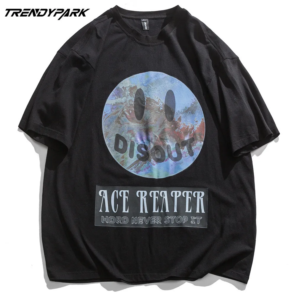 

Men's T-shirt 2021 New Summer Short Sleeve Printed Tee Hip Hop Oversized Cotton Casual Harajuku Streetwear Top Tshirts Clothing
