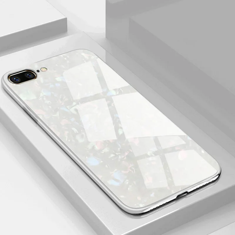 Стеклянный чехол для телефона Iphone 7 8 6 S защита от падения задняя крышка XR X XS MAX