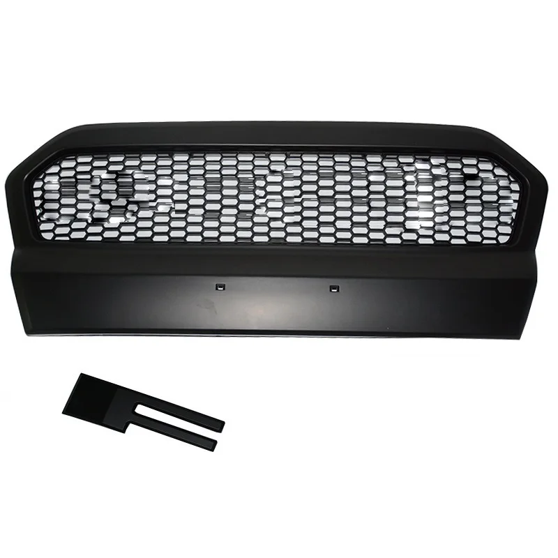 TYPE B BLACK SYMBLE XTSIDI Внешний Авто Модифицированная Передняя гоночная сетка Маска Крышка Гриль грили подходит для RANGER T7 XLT- решетка пикап запчасти - Цвет: TYPE B BLACK SYMBLE