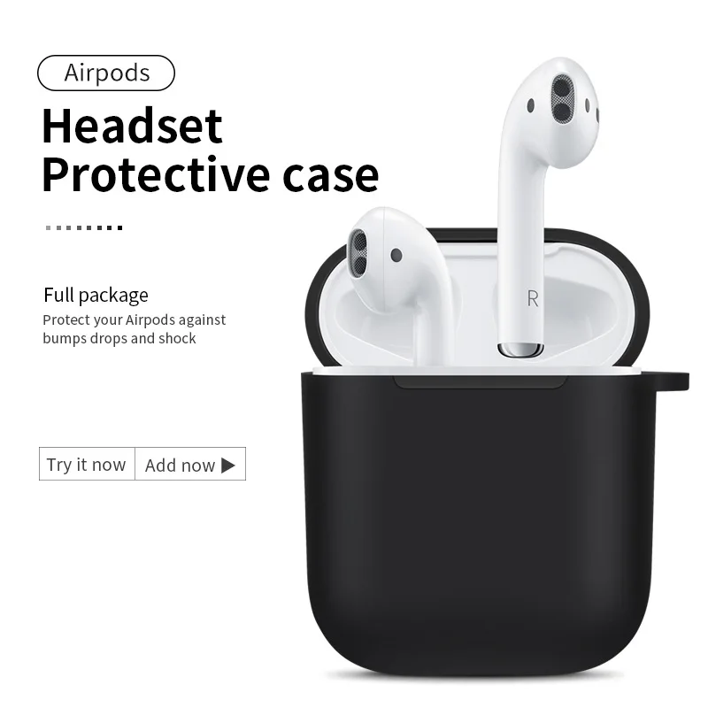 

For Apple Air Pods Charging Box Bags Soft Silicone Cases For Apple Airpods 1/2 Protective Bluetooth Wireless Earphone Cover
