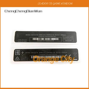 Наклейка на заднюю панель PS4 10 шт.лот, этикетка на корпус контроллера, тонкая этикетка, наклейка, уплотнения, сделано в Китае