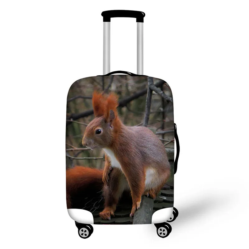 Защитный чехол для чемодана на колесиках 18 30 дюймов с принтом животных и