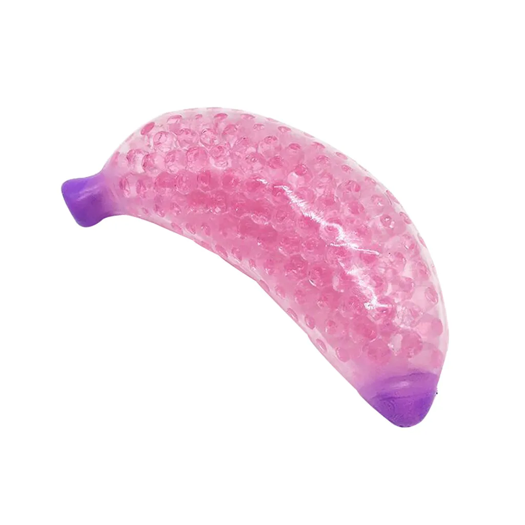 

Spongy Banana Bead Stress Ball Toy Squeezable Squishies Stress Relief Toy fidget toys Stress Relief Toy fidget juguetes#4