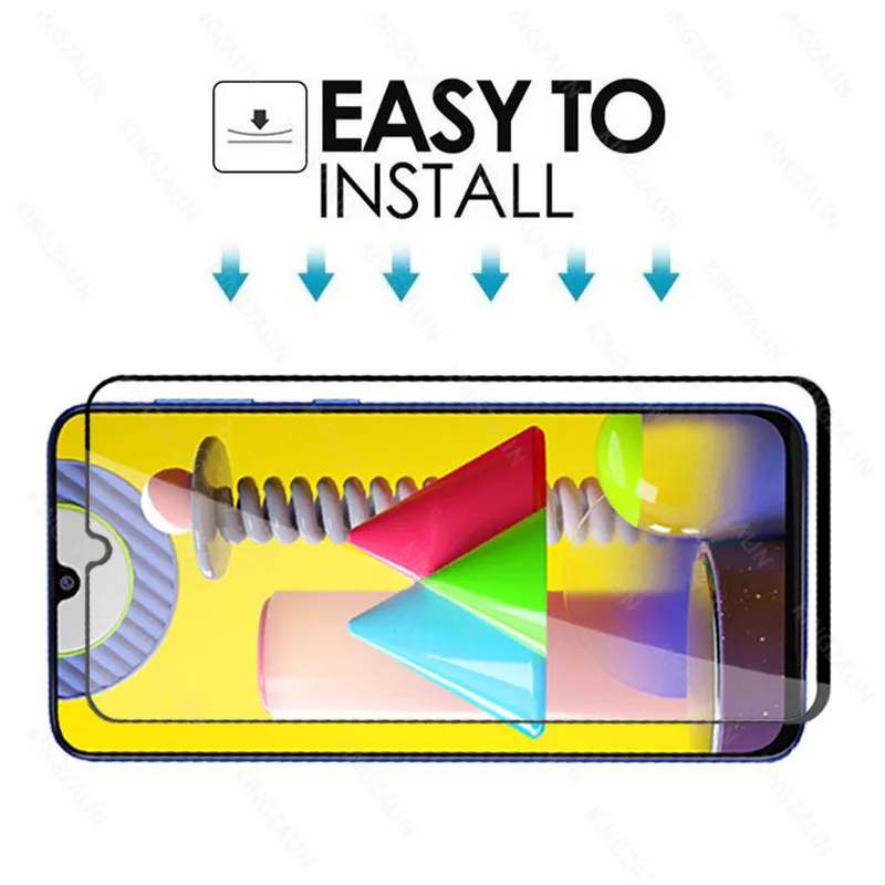 

2 in 1 camera lens protective glass for samsung galaxy m31 m30 s m51 m21 m11 m12 screen tempered glass for samsung m30 m31 m21s