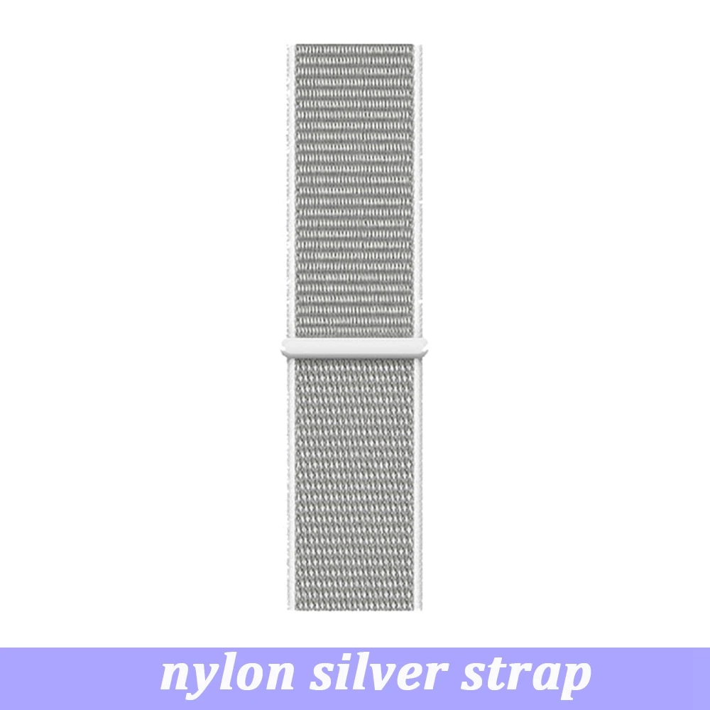 Сменный ремешок LEMFO LEM10 - Цвет: Nylon Silver Strap