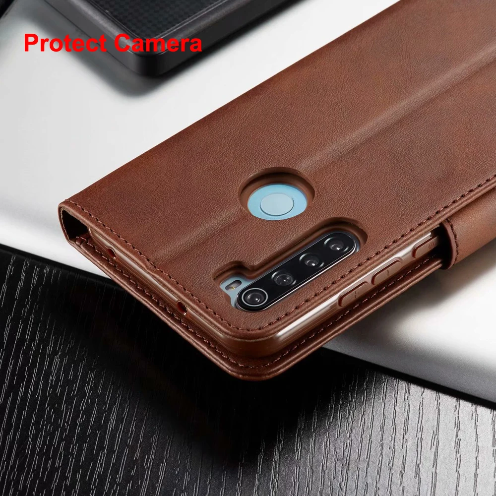 Чехол для Xiaomi Redmi Note 9S 8T 8 Pro 7 6 K20 Mi 9T 5 Plus 8A 7A Y3 из искусственной кожи с откидной