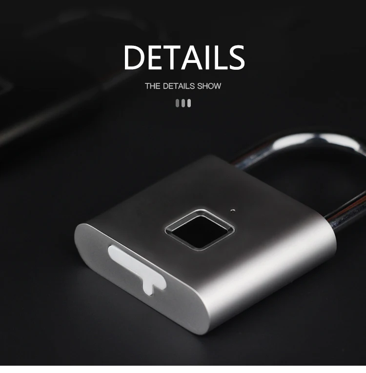 Xiaomi умный электронный замок с отпечатком пальца USB Перезаряжаемый дверной замок без ключа цинковый сплав металлический багажный отсек замок