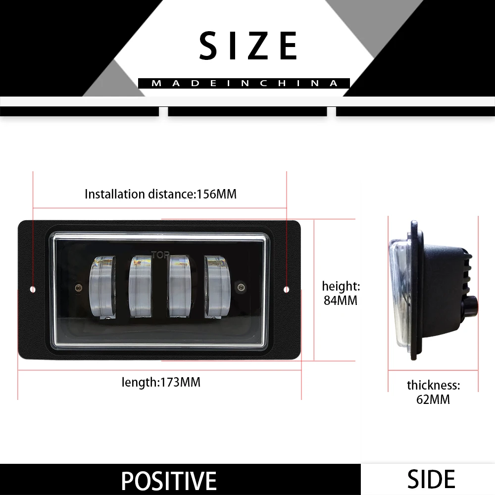 2 шт. высококачественные автомобильные передние противотуманные фары