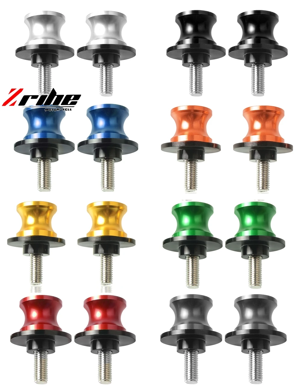 Мотоциклетные катушки Swingarm слайдер 8 поворотных винтов слайдеры подставка для