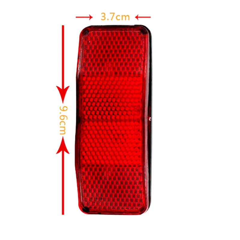 

Rear frame bicycle safety reflector bicycle frame reflector reflector reflector bicycle rear frame reflector with screws to impr