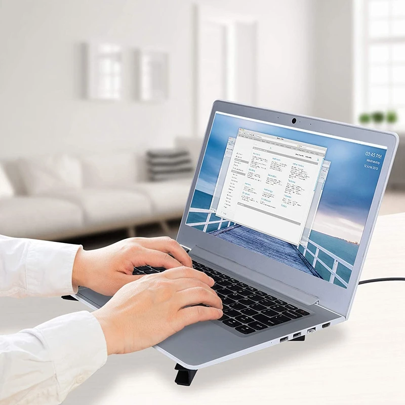 

Laptop Cooling Pad,Dual Fan for Laptop Cooling,USB Folding Laptop Cooler Pad,Notebook Fan for Students & Business Man
