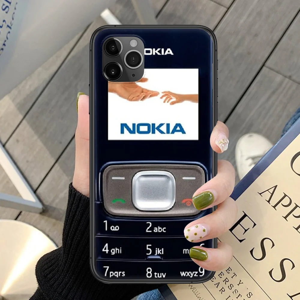 

Funny nokias Phone Case Cover Hull For iphone 5 5s se 2 6 6s 7 8 12 mini plus X XS XR 11 PRO MAX black pretty funda silicone