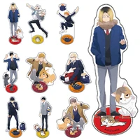 anime haikyuu acrylic stand figures volleyball teenager model plate desk decor toys cosplay action figures ornaments fans gift