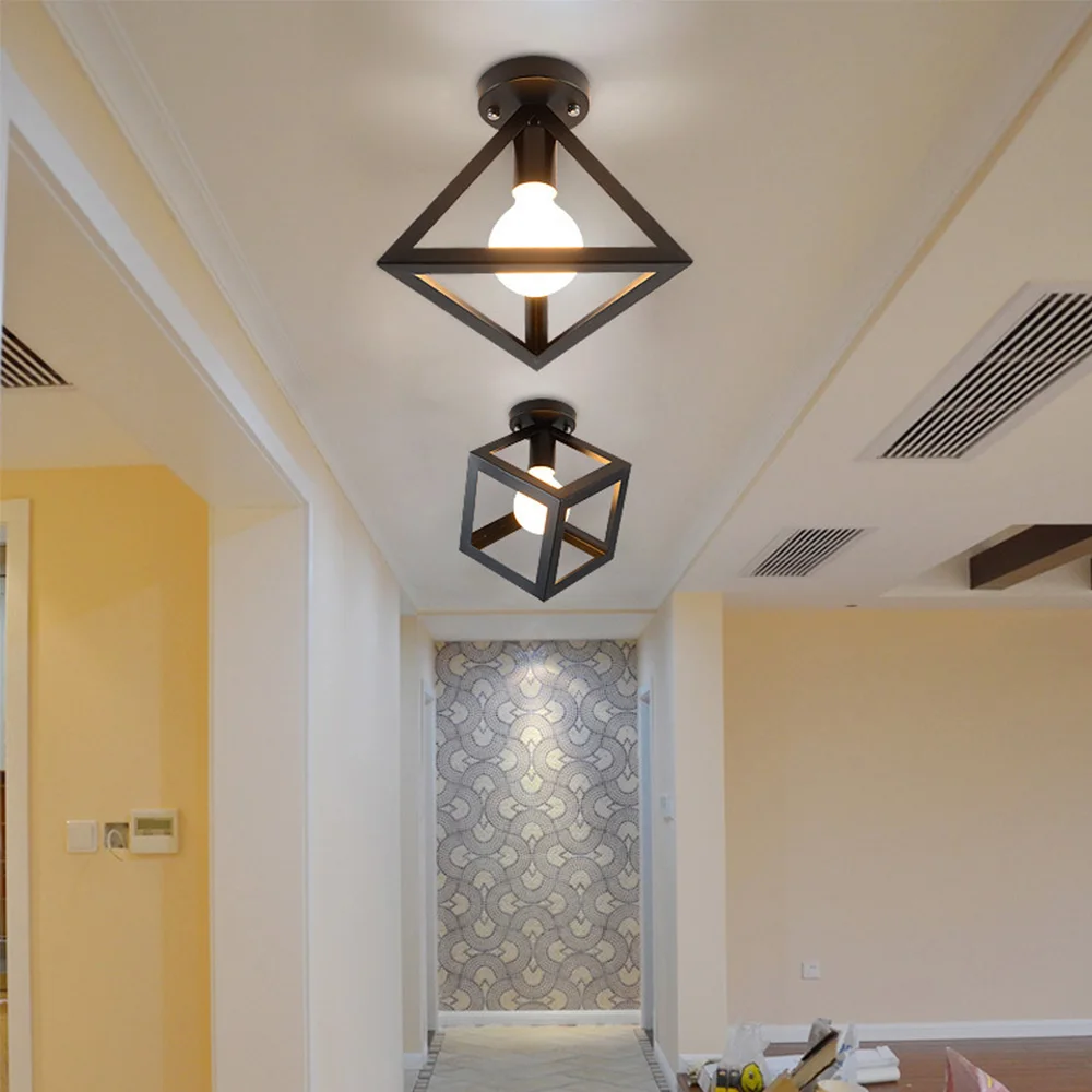 Современная светодиодная Подвесная лампа черный минималистичный металлический