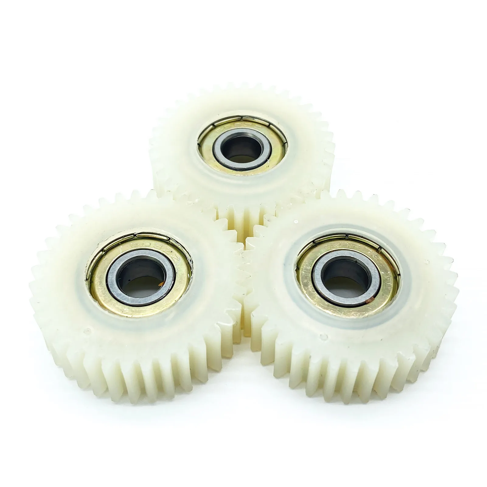 3pcs 36 Teeth 38mm Nylon electronic motor gear 608Z ball bearing gears for Befang and Other electrical bike bicycle tricycle