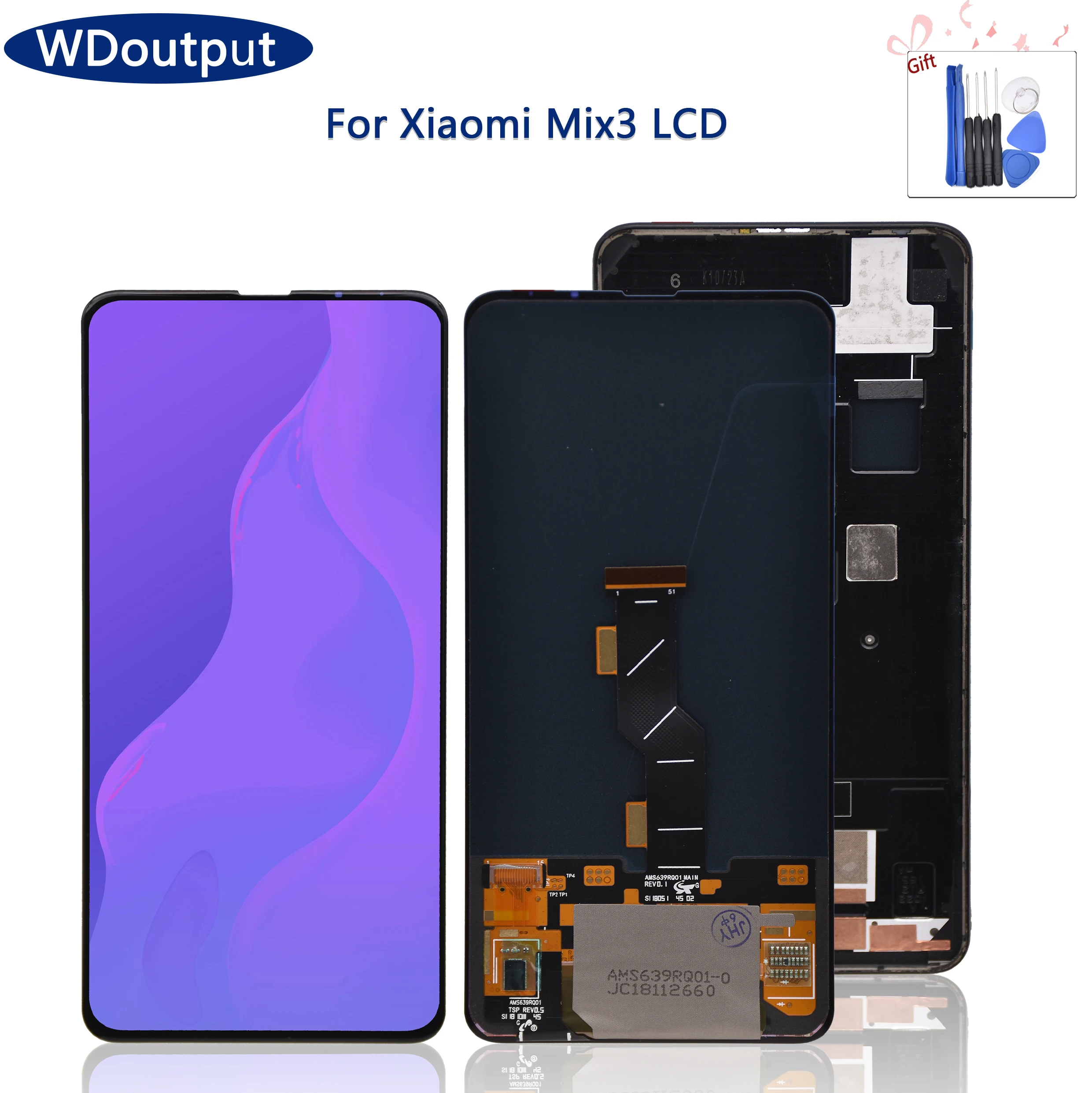 

Amoled For Xiaomi Mix 3 Lcd Display Touch Screen Digitizer Assembly With Frame For Mi Mix3 Mix 3 LCD For Mix 3 LCD Screens GOOD