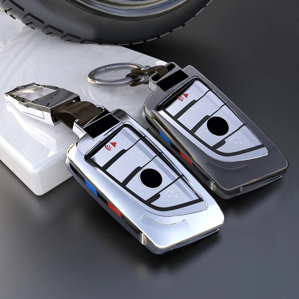 

Zinc Alloy Protection Car Key Case Cover Holder For BMW 520 525 F30 F10 F18 118i 320i 1 3 5 7 Series X3 X4 M3 M4 M5 Car Styling