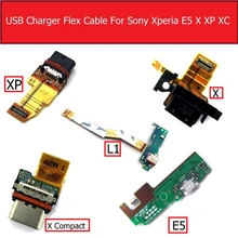 Зарядная плата USB для Sony Xperia E5/L1/X Performance/X Compact док разъем гибкий