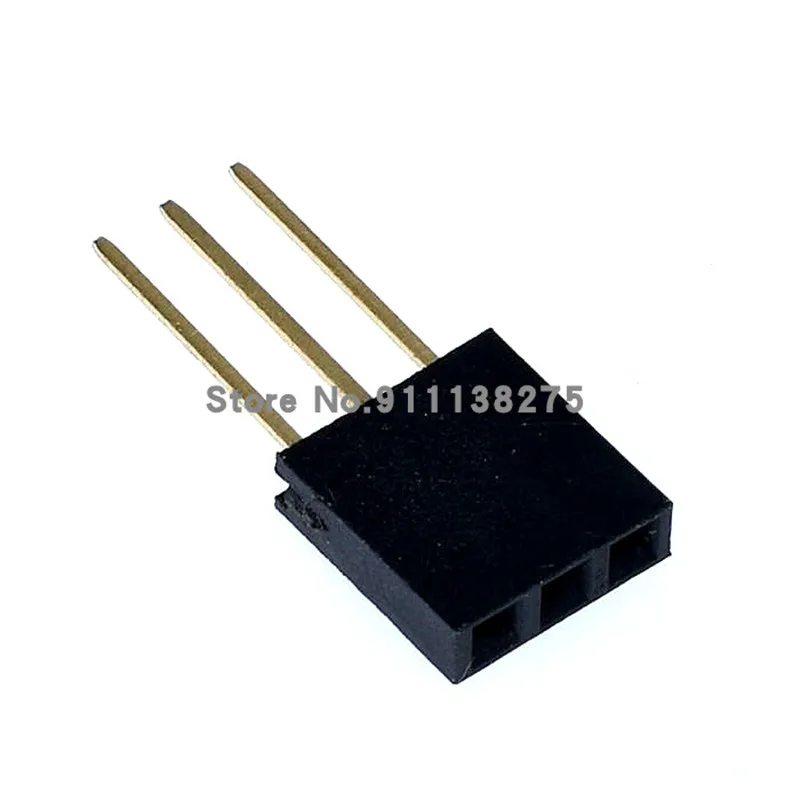 10 шт. 2/3/4/6/8/10/15 пин 2 54 мм штабелируемые длинные ножки Femal Header для Arduino Shield