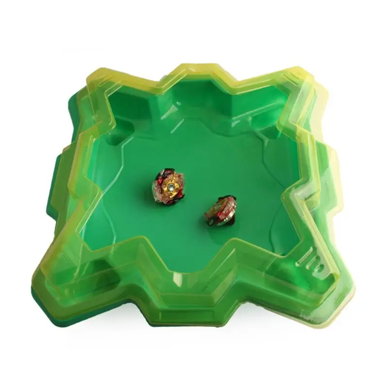 

85DE Green Plastic Gyro Battle Disc Arena Gyro Plate Toy for Kids Children Intelligent Educational Toy Accessories