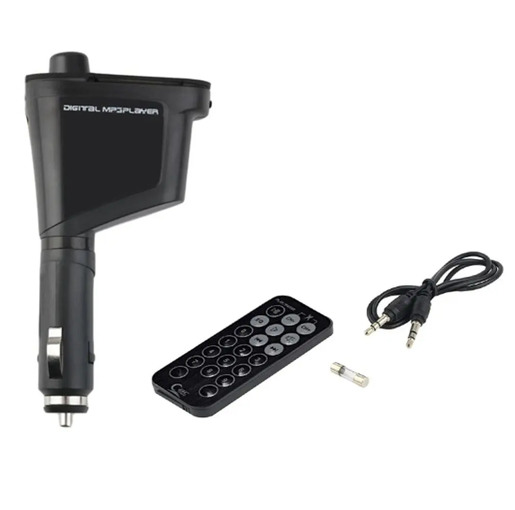 Беспроводной Bluetooth FM передатчик 3 в 1 mp3 плеер автомобильное зарядное устройство