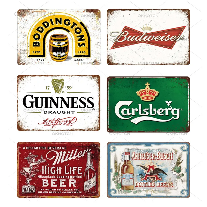 Корона Экстра - Пиво Плакет Металлический Миллер Волл Арт Постер Бар Паб Кафе Клуб Декорация Винтажный Домашний Декор.