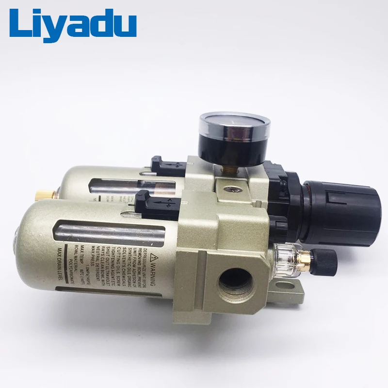 AC4010-04 G1/2 AC4010-06 G3/4 масла и воды сепаратор фильтры воздушный компрессор регулирующий клапан два воздушных фильтра