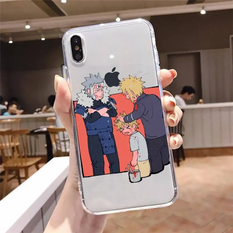 

Kakashi Naruto Passionate Uchiha Itachi Phone Case Transparent soft For iphone 5 s c se 6 6s 7 8 11 12 plus mini x xs xr pro max