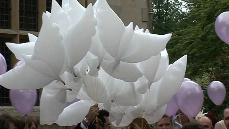

10/20/50pcs Flying White Dove Foil Helium Balloons for Wedding Birthday Party Decoration Supplies Peace Bird Pigeons Air Globos