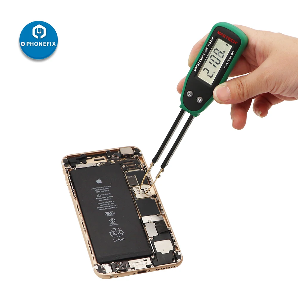 MASTECH умный SMD прибор для замера, измеритель емкости мультиметр MS8910 3000 отсчетов ЖК-дисплей для мобильного телефона тест ремонт