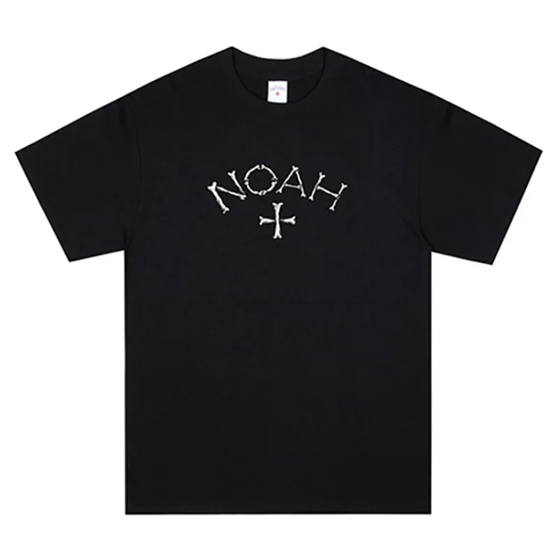 

American Famous High Street Brand NOAH Bones Core Tee 100% Cotton Streetwear Oversized T-shirts Men Women t shirt