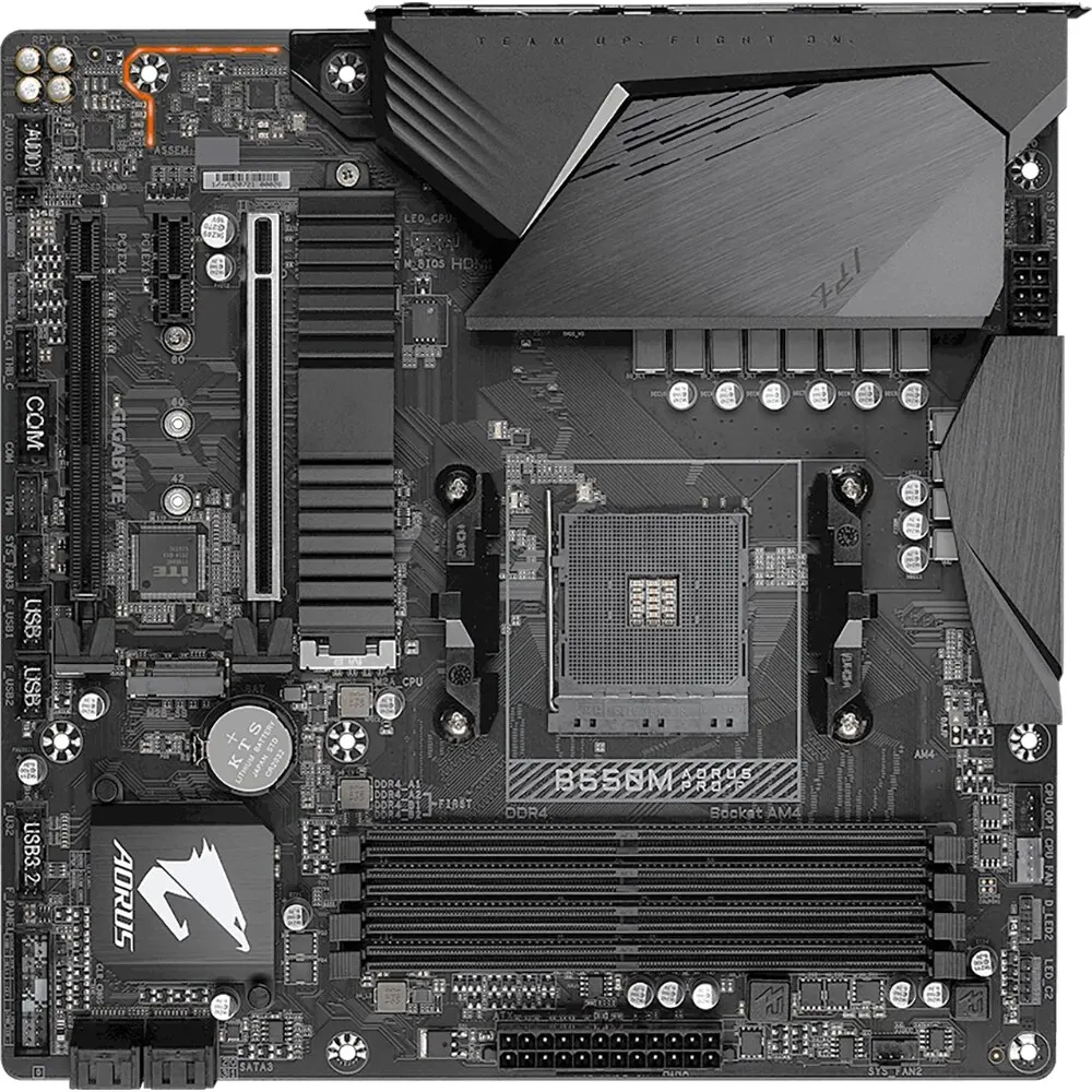 Материнская плата Gigabyte B550M AORUS PRO-P | Компьютеры и офис