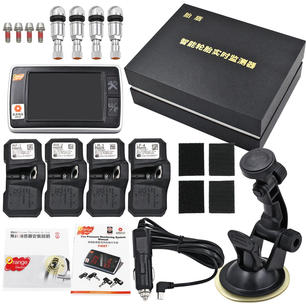 Оригинальная оранжевая Беспроводная система контроля давления в шинах TPMS датчик