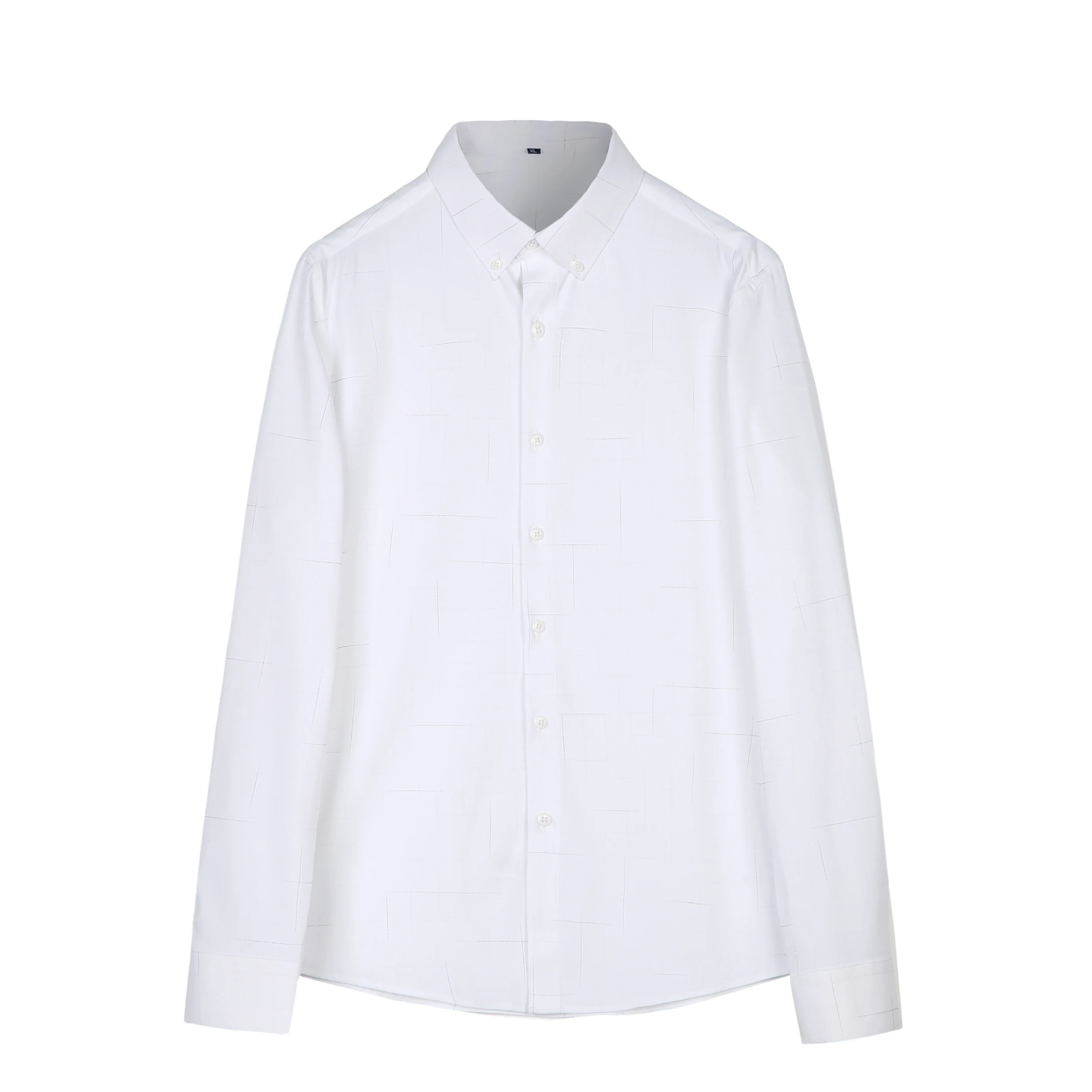 

3Colors High Quality Gentlemen Shirts for Men Clothing Spring New 2021 Slim Fit Business Formal Wear Blouse Homme Long Sleeve