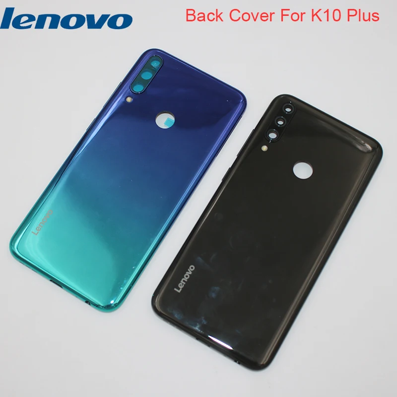 

Новый оригинальный Lenovo K10 Plus задняя крышка батарейного отсека задняя крышка Корпус Ремонт Запасные части с рамкой объектива камеры + кнопки