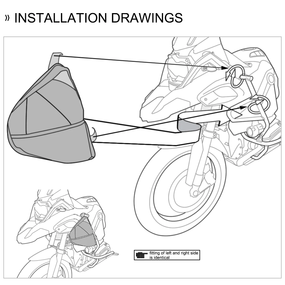 

Waterproof Motorcycle Crash Bars Bag Repair Tool Frame Placement Bag For BMW R1200GS Adventure LC R 1200 GS 2014 - 2020 2019